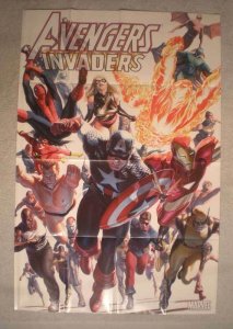 AVENGERS INVADERS Promo Poster, Alex Ross, 24x36, Unused, more Promos in store