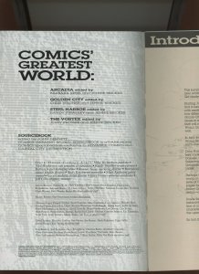 (1993) Comics' Greatest World: Sourcebook: PLATINUM EDITION! RARE! (8.0/8.5)