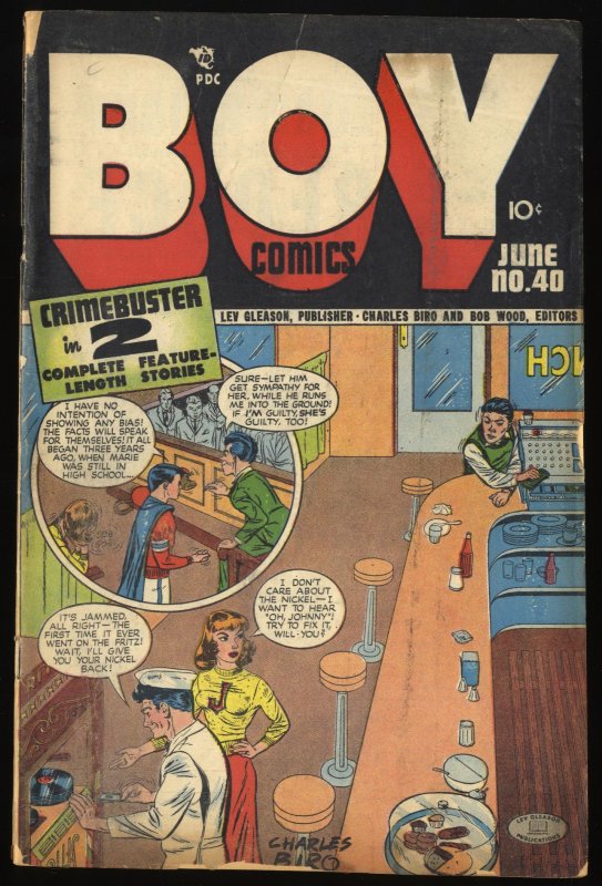 Boy Comics #40 GD+ 2.5