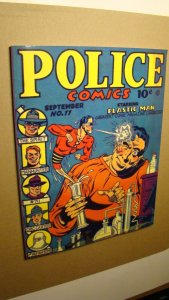 POLICE COMICS 11 *NEW NM/MINT 9.8 NEW* MAGAZINE SIZE FACSIMILE EARLY PLASTIC MAN