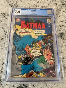 Batman # 199 CGC Graded 7.5 DC Comic Book 1968 Silver Age JH21