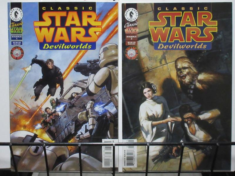 CLASSIC STAR WARS: DEVIL WORLDS #1-2 (Dark Horse, 1996) VF-NM ALAN MOORE/DAVIS!