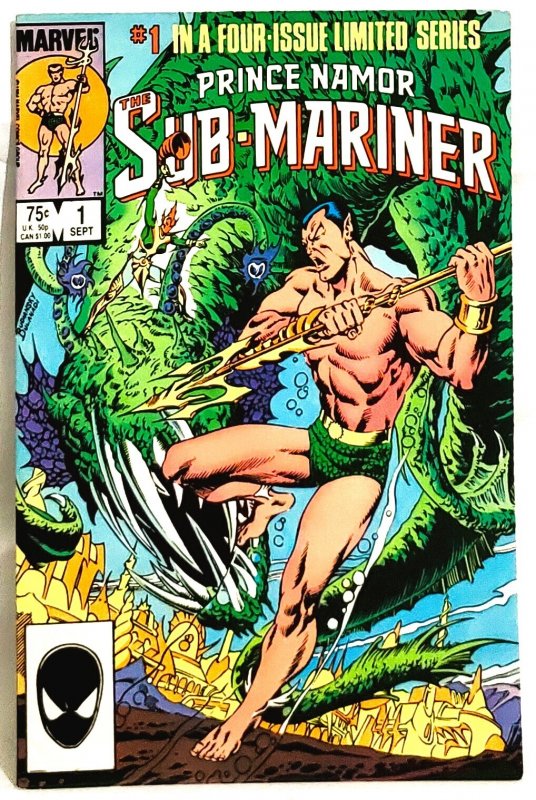 Prince Namor the Sub-Mariner #1 Direct Edition Marvel Comics 1984