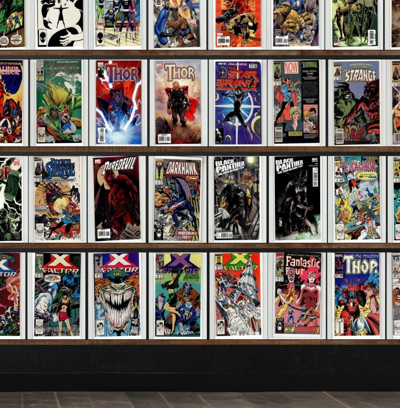 Huge Lot 150+ Comics with X-Factor, Excalibur, Fantastic Four & More!