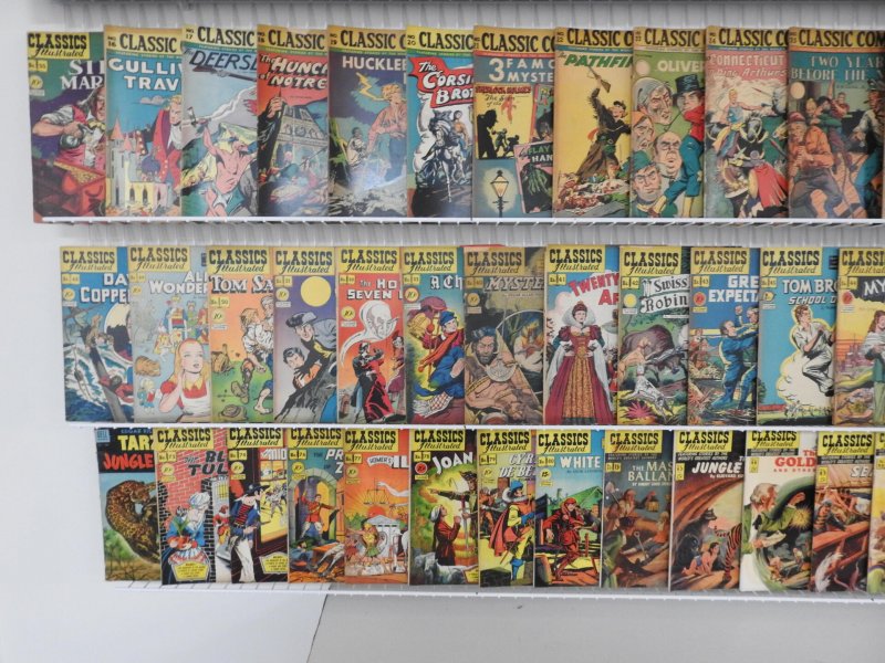 Huge Lot of 120 Comics W/ Classics Illustrated, +More Avg GD/VG Condition