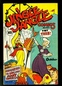 Jingle Jangle #23 1946- Famous Funnies- Sword Swallower- VG+