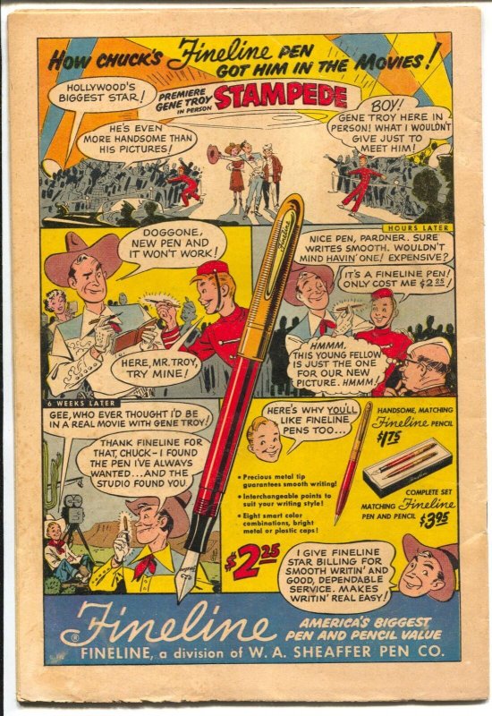 Peter Porkchops #31 1954-DC-fireworks-Thanksgiving-violent humor-VG