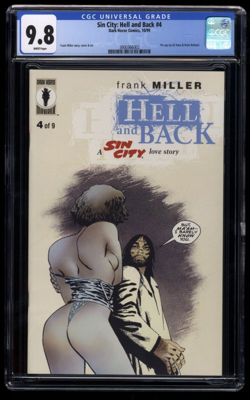 Sin City: Hell and Back #4 CGC NM/M 9.8 White Pages
