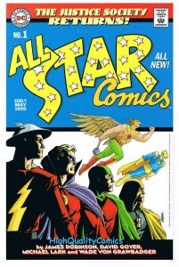 JUSTICE SOCIETY - ALL STAR COMICS #1, Insert, 1999, NM