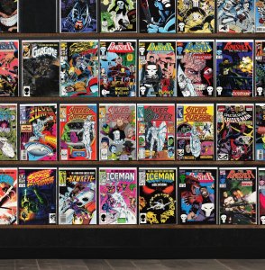 Huge Lot 150+ Comics with Silver Surfer, The Punisher, Solo Avengers & More!