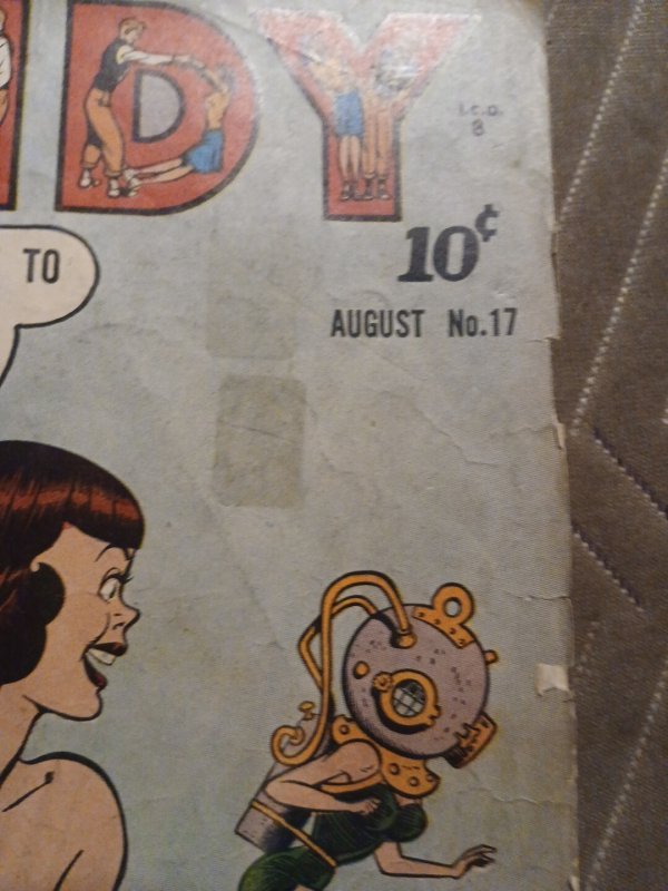 Candy #17 (Quality Comics Group Aug. 1950) - Good Girl Art Cover - Golden Age!