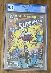 Action Comics #700 CGC 9.2 White Pages DC Universe Variant Superman