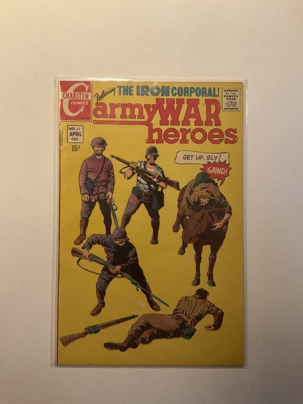 Army War Heroes 37 Very Fine+ Vf+ 8.5 Charlton