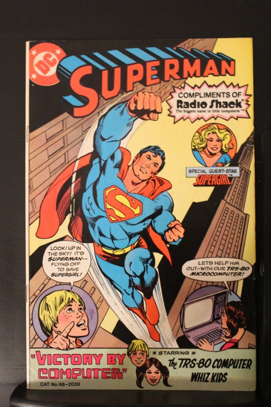 Superman in Victory by Computer Second Printing Variant (1981) NM- Radio Shack