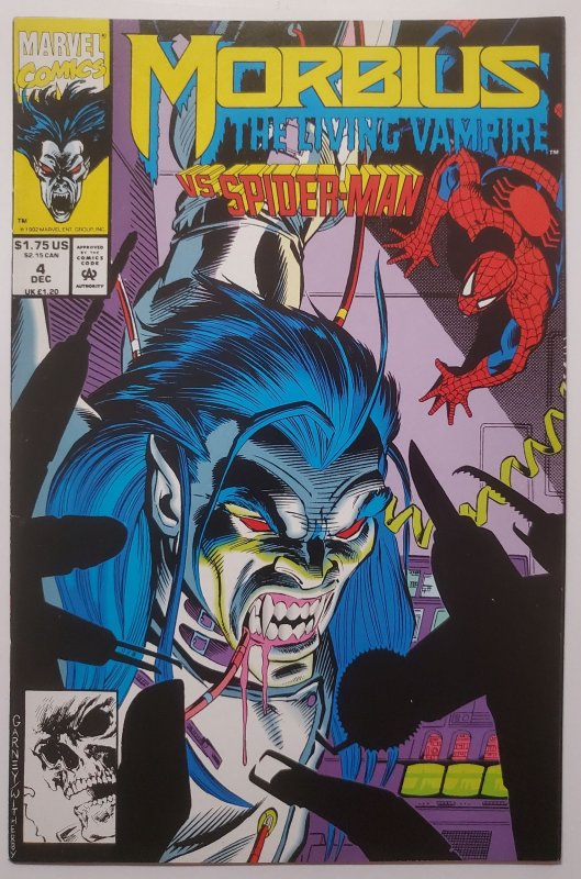 Morbius: The Living Vampire #4 (1992) VF/NM Starring Spider-Man