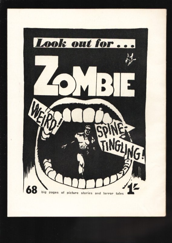 Spellbound #64 1960's-British edition-Giant spider attack cover-Mike Barnett ...