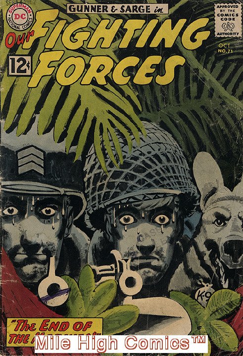 OUR FIGHTING FORCES (1954 Series) #71 Good Comics Book