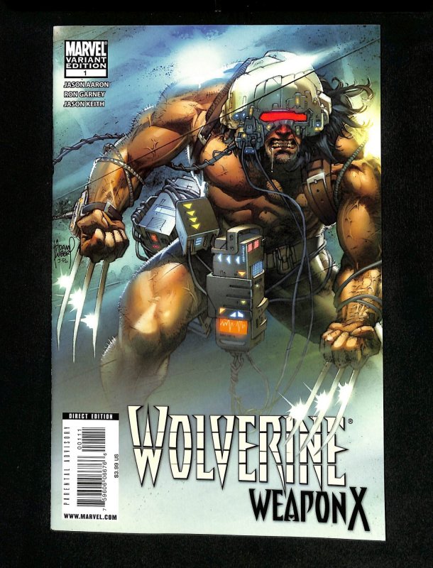 Wolverine Weapon X #1 Kubert Variant