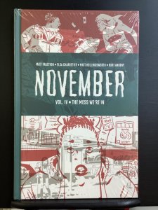 NOVEMBER HC VOL 1-4 1 2 3 4 (MATT FRACTION) COMPLETE SERIES FULL SET - IMAGE