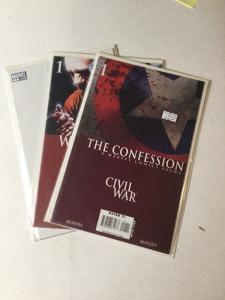 Civil War One Shots Lot Confession The Return War Crimes Nm Near Mint