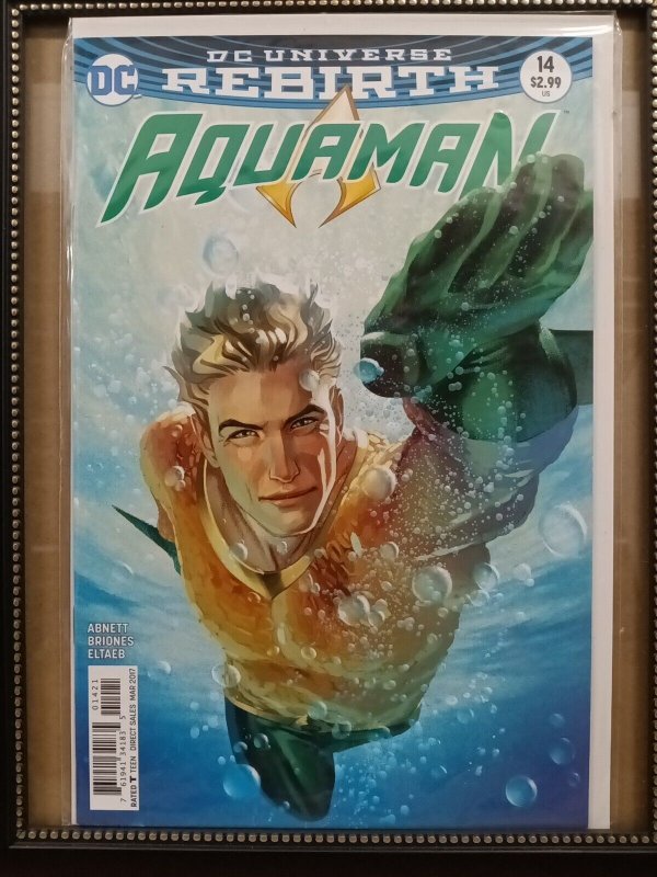 Aquaman #14 COVER B JOSHUA MIDDLETON (2016) DC REBIRTH. Nw29