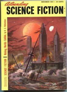 ASTOUNDING SCIENCE FICTION-NOV 1951-WHEN WORLDS COLIDE-GEORGE PAL FILM EDITION 