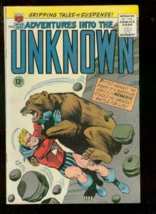 ADVENTURES INTO THE UNKNOWN #159 1965-NEMESIS TIME TRAV FN