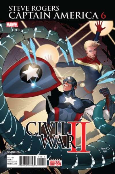 Captain America: Steve Rogers   #6, NM (Stock photo)