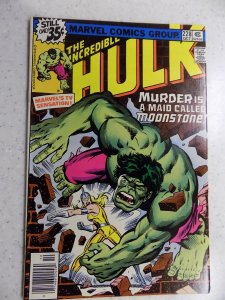INCREDIBLE HULK # 228 MARVEL BRONZE ACTION BUSCEMA 1ST MOONSTONE  VF