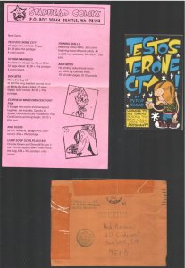 Testosterone City! #1 1990-Peter Bagge-1st issue-16 page -3 x5 comix