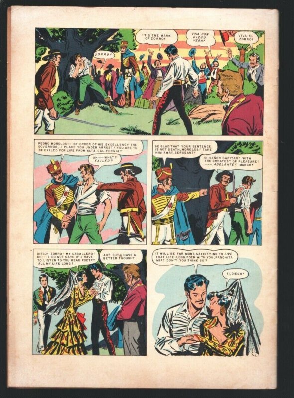 -Return of Zorro-Four Color Comics #425 1952-Dell-Painted cover-Dan Noonan ar...