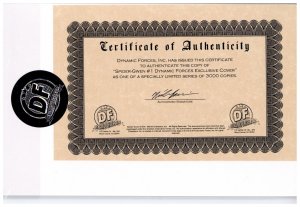 Spider-Gwen #1 Greg Land variant cover Dynamic Forces W/COA.