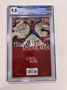 Amazing Spider-man 536 Cgc 9.8 2006 Civil War