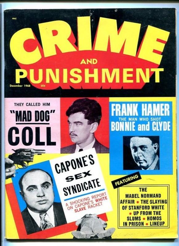 CRIME AND PUNISHMENT-DEC. 1968-CAPONE-BONNIE & CLYDE-SLAYING-PRISON FN