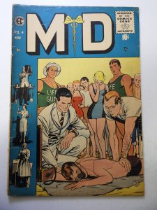 M.D. #4 (1955) VG Condition 1 cumulative spine split