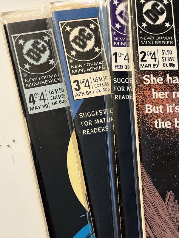 CATWOMAN  1984 1st Mini Series #1-4 Complete Set Full Run DC (1989) 