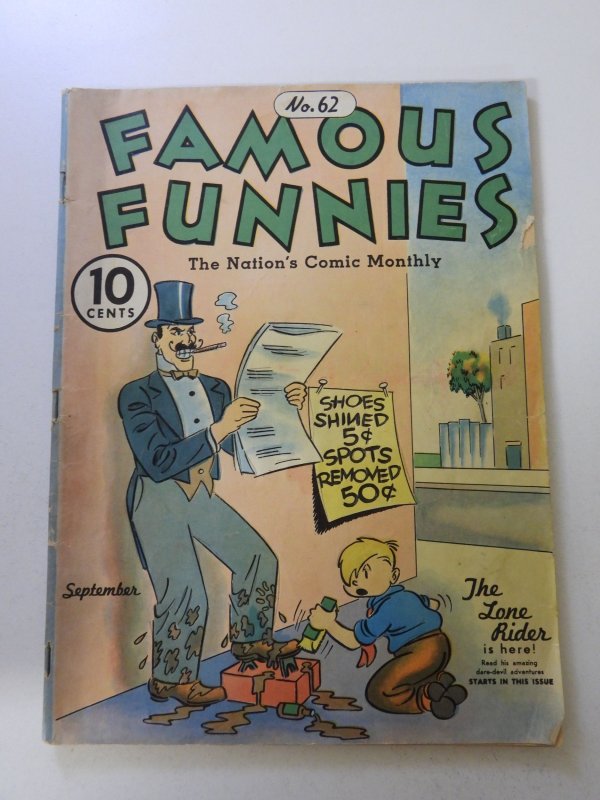 Famous Funnies #62 (1939) VG condition see description