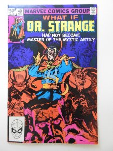 What If? #40 Direct Edition (1983) W/Dr.Strange! Sharp NM-/NM Condition!