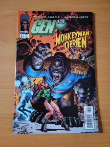 Gen 13 / Monkeyman & O'Brien #2 B Variant ~ NEAR MINT NM ~ 1998 Image Comics
