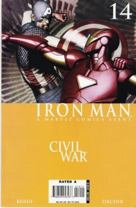 Iron Man #14 (2007)  NM+ to NM/M  original owner   Civil War