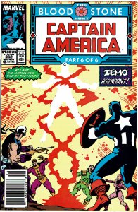 Captain America #362   Newsstand  VF