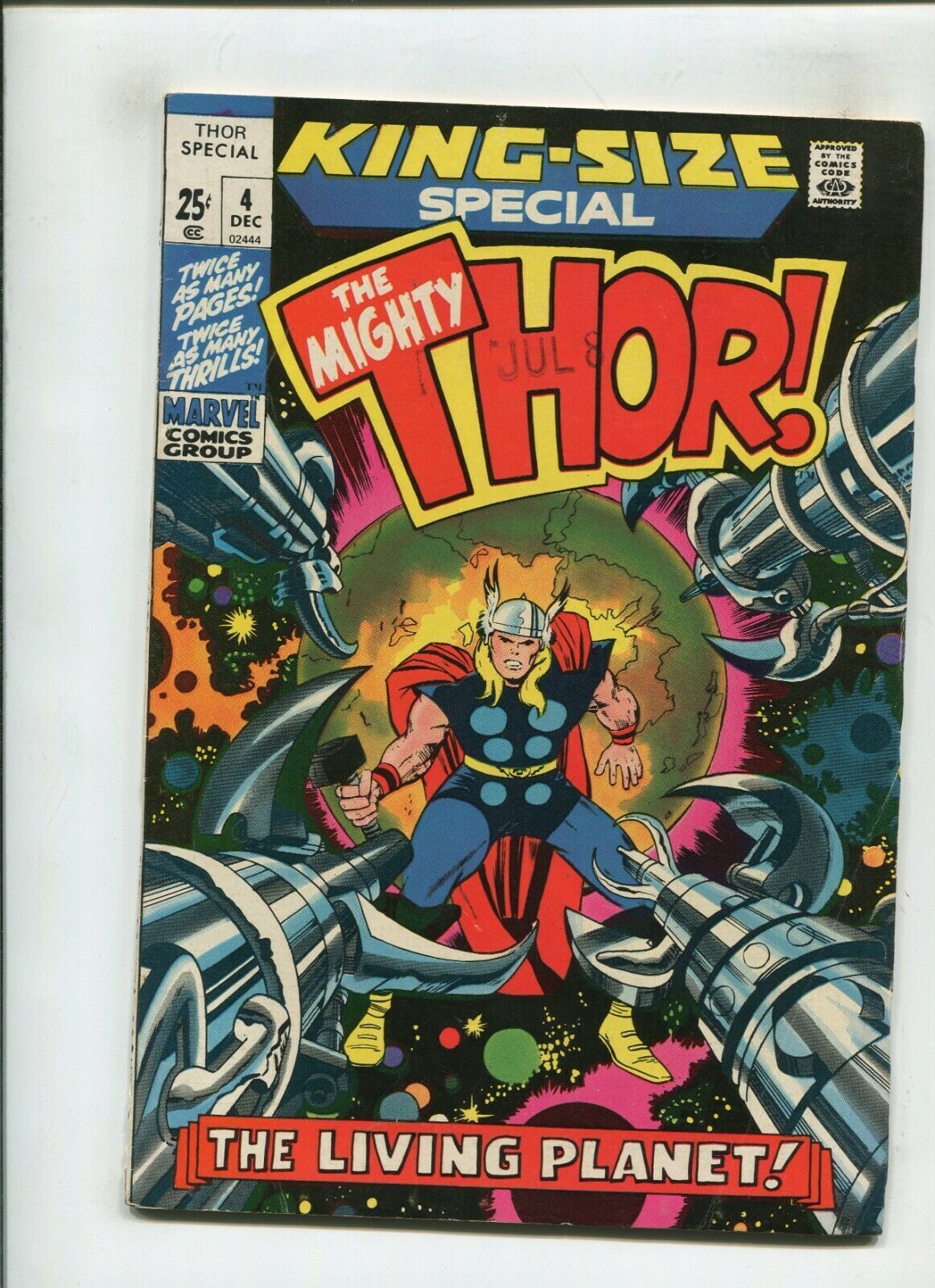 Thor #4 (9.0) They Strike From Space!! 1971 Annual | Comic Books ...