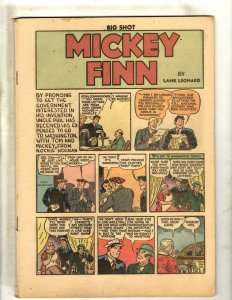 6 Coverless Comics Target 8 Big Shot Mickey Finn Joe Palooka Tootsie Shelby NE6