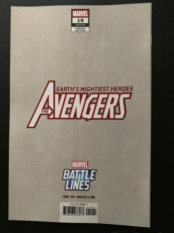 Avengers (2018) 19 NM (9.4) Battle Lines Cover