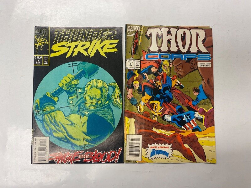 4 MARVEL comic books Spectacular #11 18 Thunderstrike #3 Thor Corps #2 70 KM15