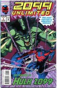 2099 UNLIMITED #1, NM, Hulk, Spider-man, 1993, more Marvel in store