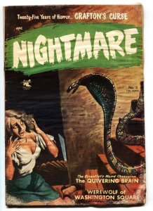 Nightmare #3  1952 - St. John  -G - Comic Book