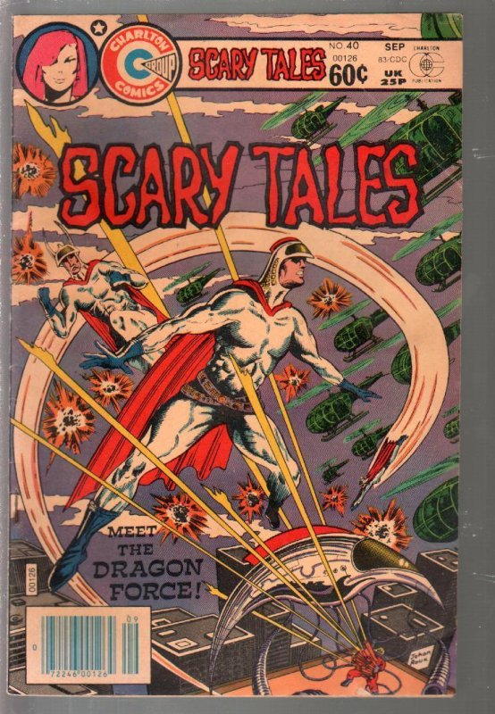 Scary Tales #40 1983-Charlton-1st appearance of Dragon Force-FN-