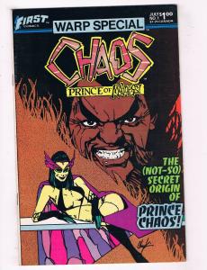 Chaos Prince Of Madness #1 FN First Comics Warp Special Comic Book 1983 DE34