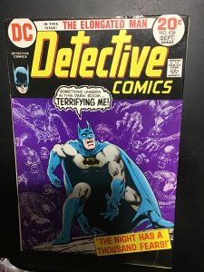 Detective Comics #436 (1973) mid-high-grade Batman key! FN/VF Elongated man!